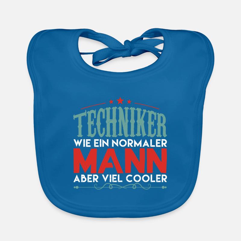 techniker | techniker aber viel cooler Baby Bio-Lätzchen
