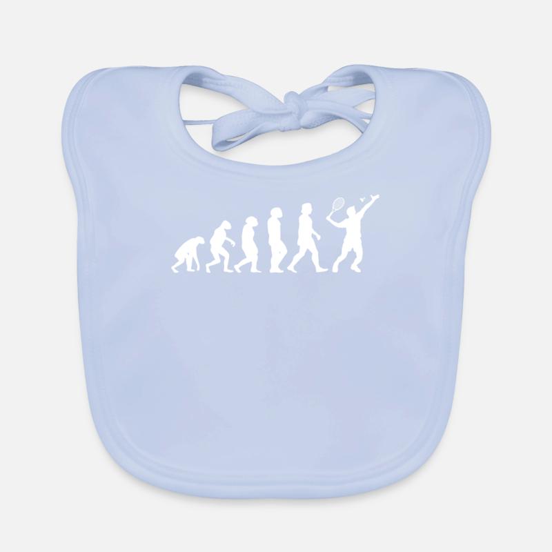 Conception d’idée cadeau de joueur de badminton Bavoir bio Bébé