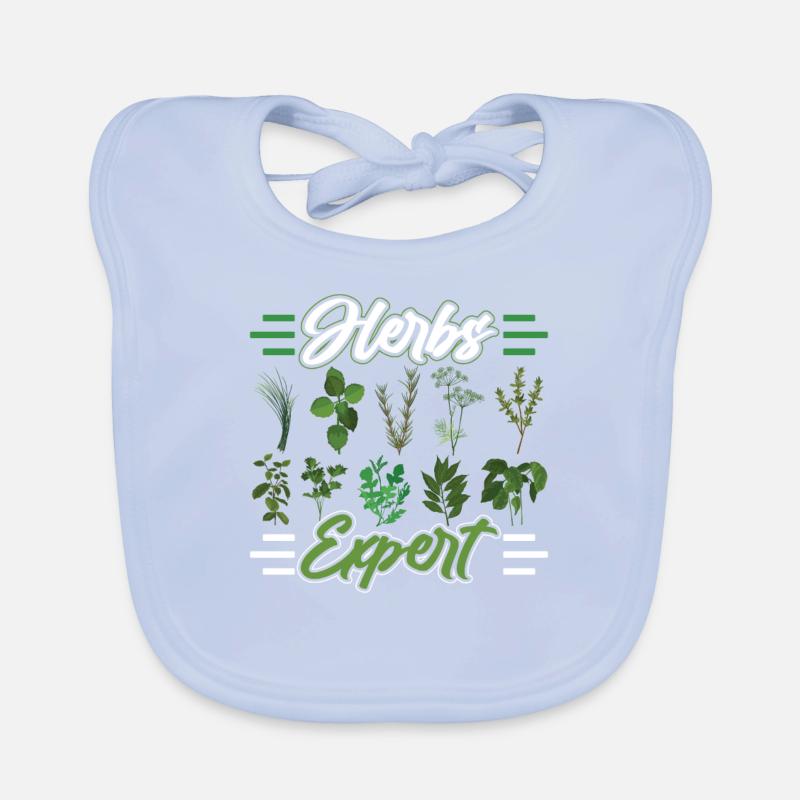 Herb Expert Herb Herb Garden Herbs Organic Baby Bibs