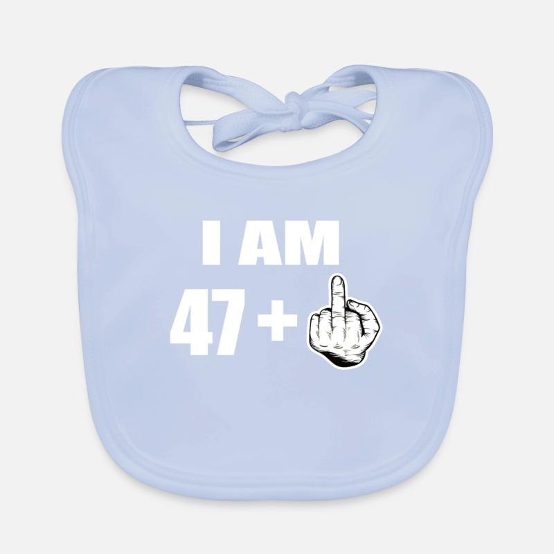 48th birthday Organic Baby Bibs