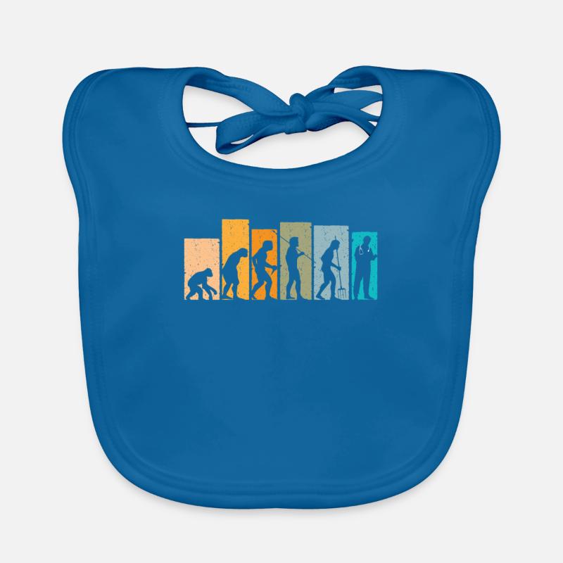 Doctor Evolution Retro Vintage Nurse Organic Baby Bibs