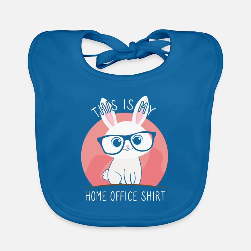 C’est mon bureau à domicile chemise lapin bureau bureau Bavoir bio Bébé
