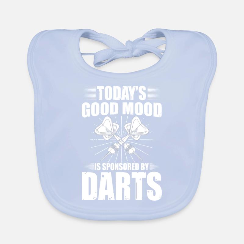 Darts Darts Darts Darts Équipe Fléchettes Événement de fléchettes Bavoir bio Bébé