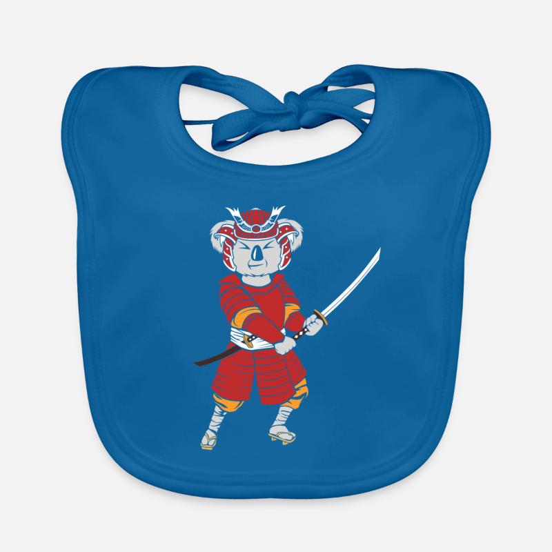 Koala samurai Organic Baby Bibs