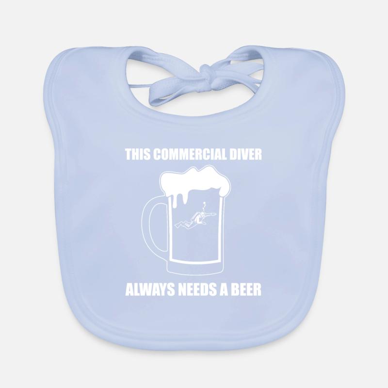 Plongée Plongeurs Plongée commerciale Bavoir bio Bébé