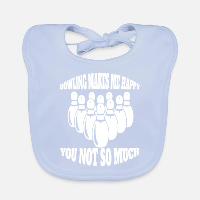 Bowling Bowling Kegel Bowler Bowling ball gift Organic Baby Bibs