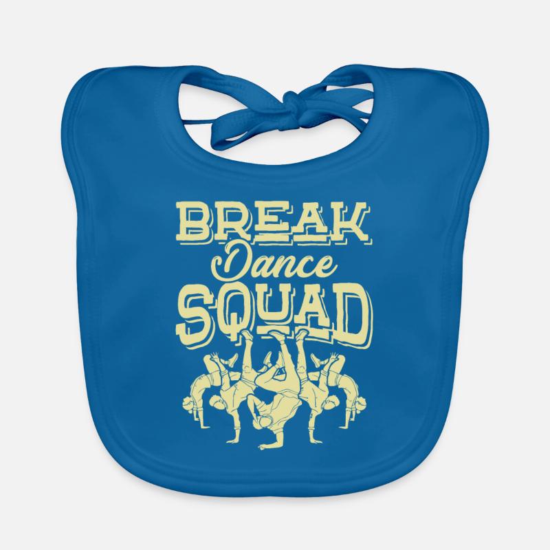 breakdance Squad Baby Bio-Lätzchen