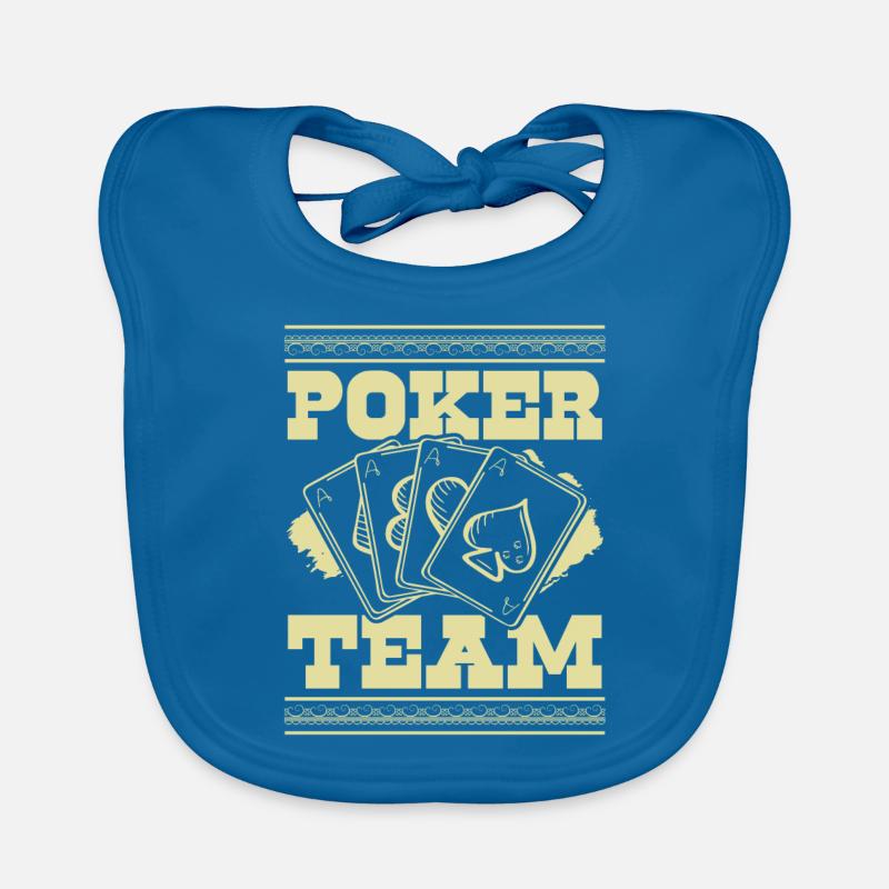Poker Team Organic Baby Bibs