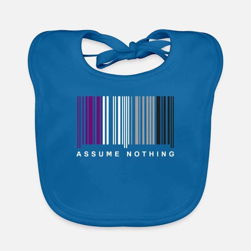 Asexual Barcode Organic Baby Bibs