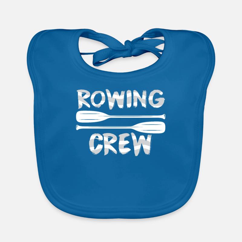 Rowing Team Rowers Rowing Rowing Rowing Boat Organic Baby Bibs