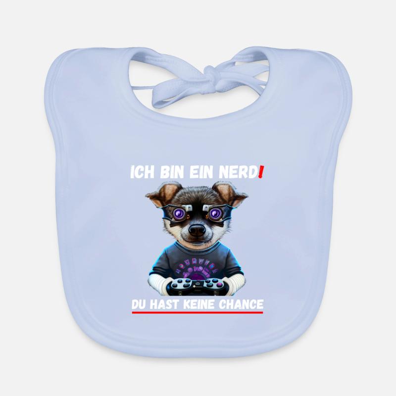 Ich bin ein Nerd - Du hast keine Chance Baby Bio-Lätzchen