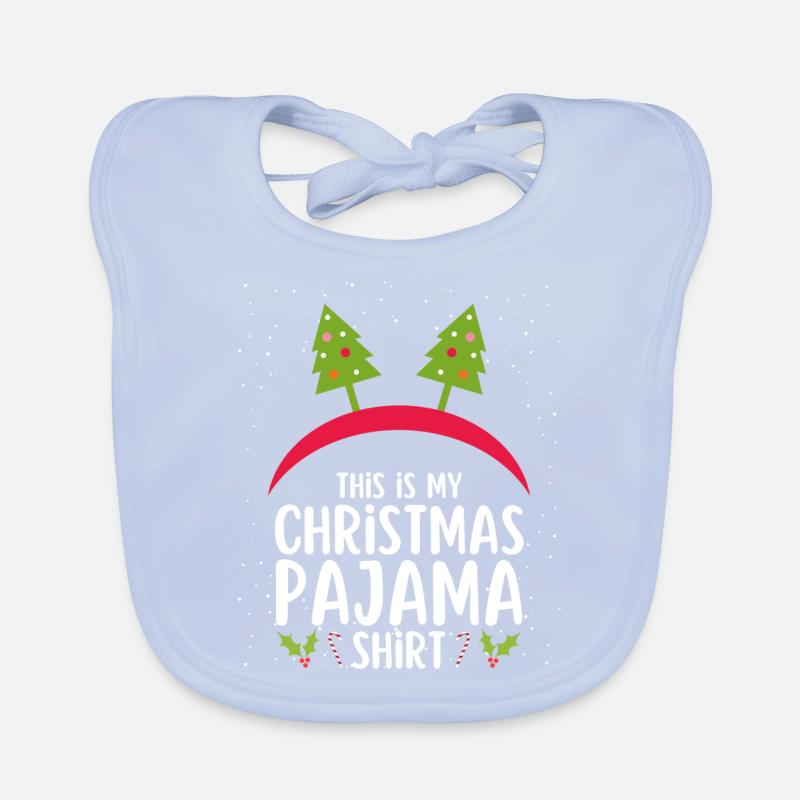 Pyjama de Noël Pyjama Chemise de nuit Bavoir bio Bébé