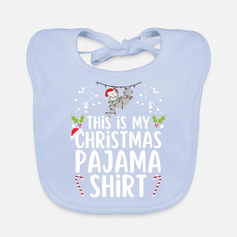 Pyjama de Noël Pyjama Chemise de nuit Bavoir bio Bébé