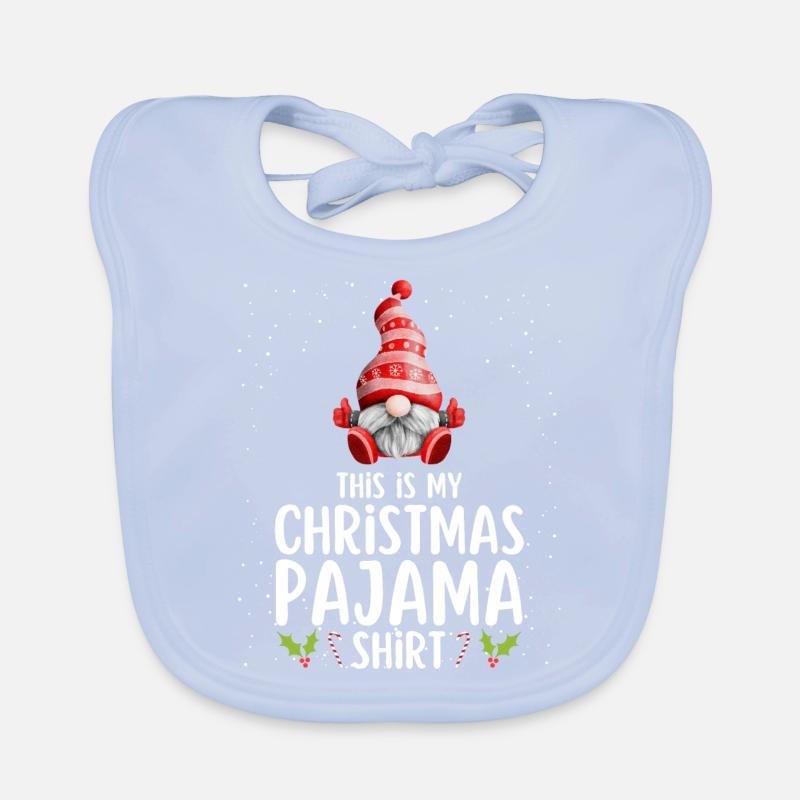 Pyjama de Noël Pyjama Chemise de nuit Bavoir bio Bébé
