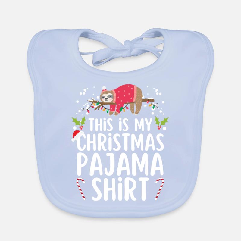 Pyjama de Noël Pyjama Chemise de nuit Bavoir bio Bébé