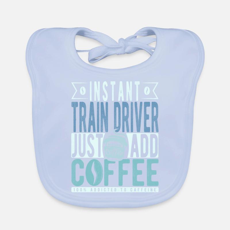 Devis café du conducteur de train Bavoir bio Bébé