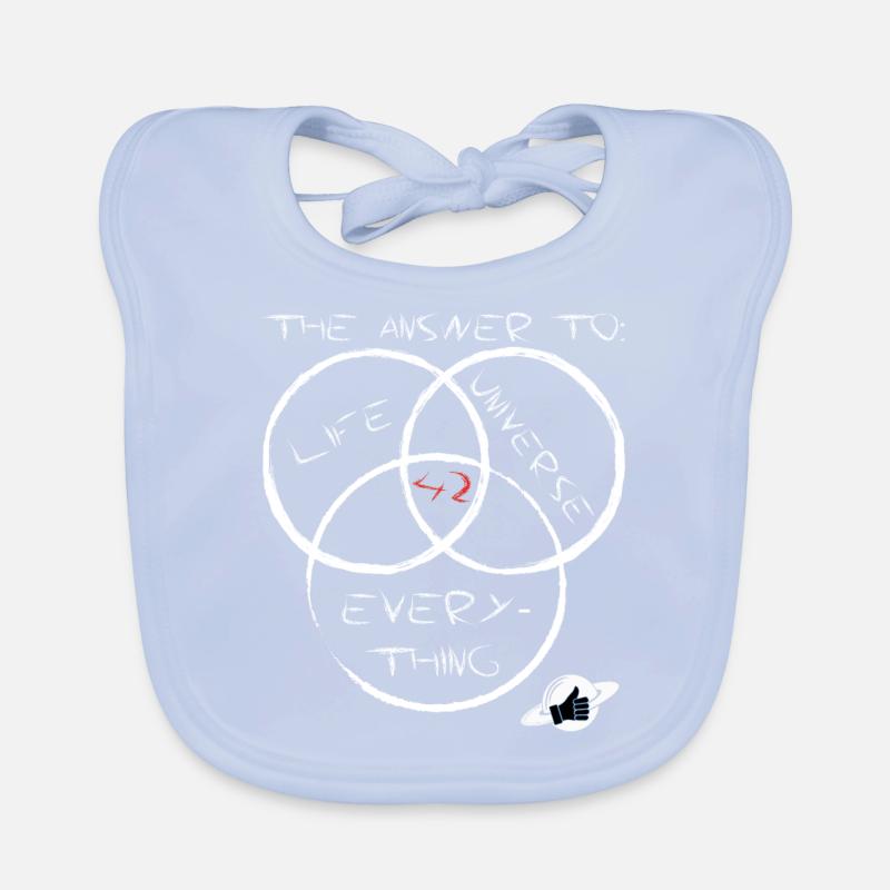 Life Universe Everything 42 Answer Organic Baby Bibs