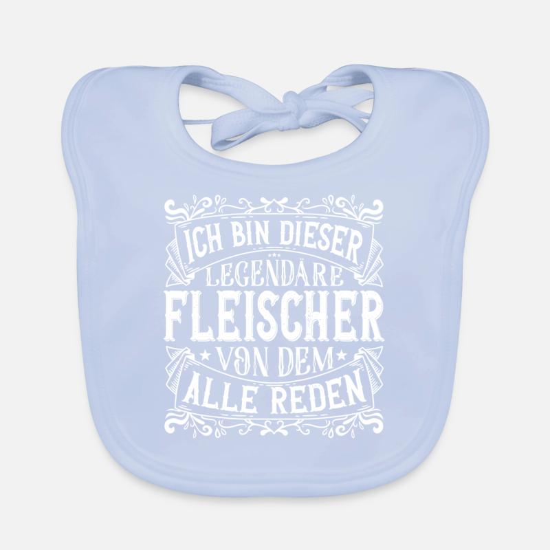 Ich bin dieser Legendäre Fleischer Geschenk Baby Bio-Lätzchen