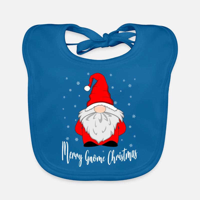 Joyeux Noël Gnome Bavoir bio Bébé