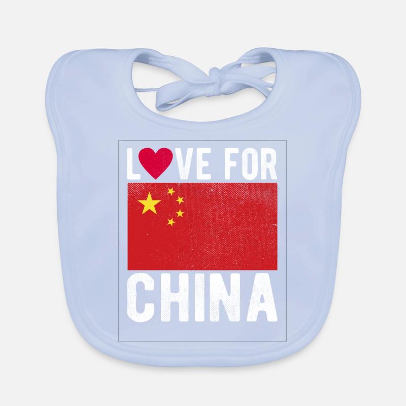 Cina Souvenir Bavaglino ecologico per neonato