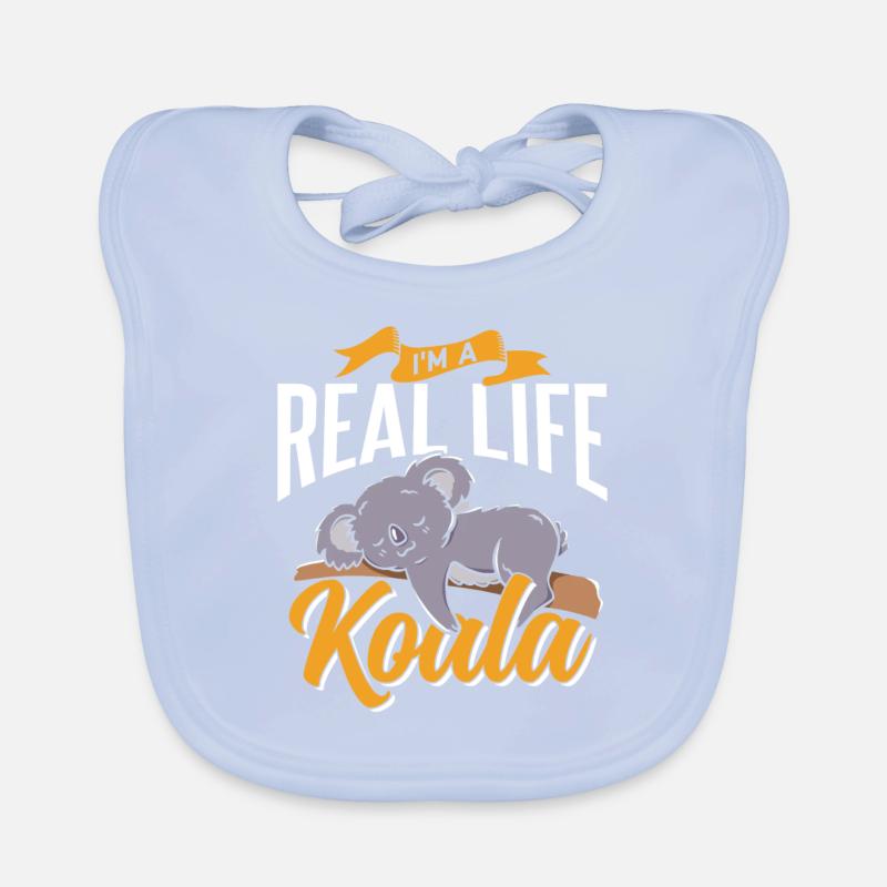 Ich Bin Ein Echter Koala Tier Koalabär Süß Koalas Baby Bio-Lätzchen