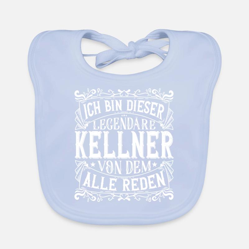 Ich bin dieser Legendäre Kellner Baby Bio-Lätzchen