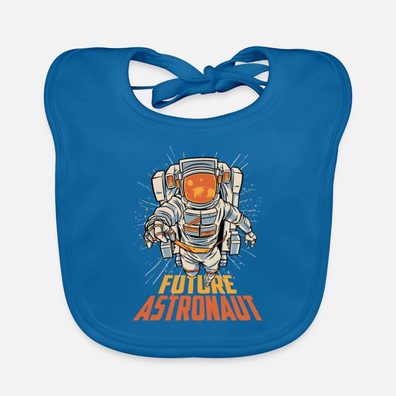 Future Astronaut Rocket Space Astronomy Organic Baby Bibs
