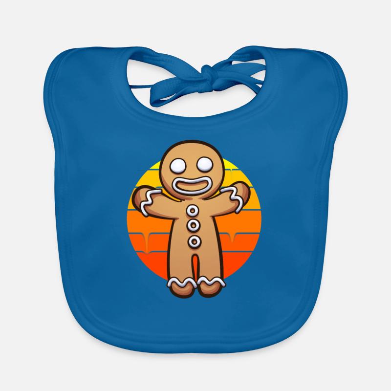 Gingerbread Man Coucher de soleil Bavoir bio Bébé