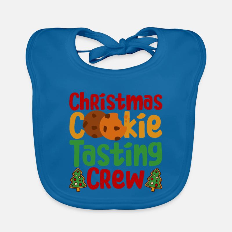 Équipe de dégustation de biscuits de Noël 4 Bavoir bio Bébé