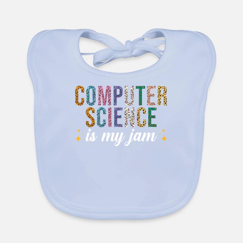 L’informatique est ma passion Bavoir bio Bébé