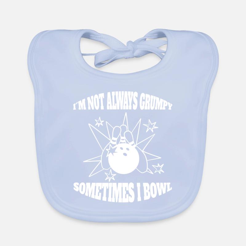Bowling Gift Bowling ball Cone bowling bowling Organic Baby Bibs