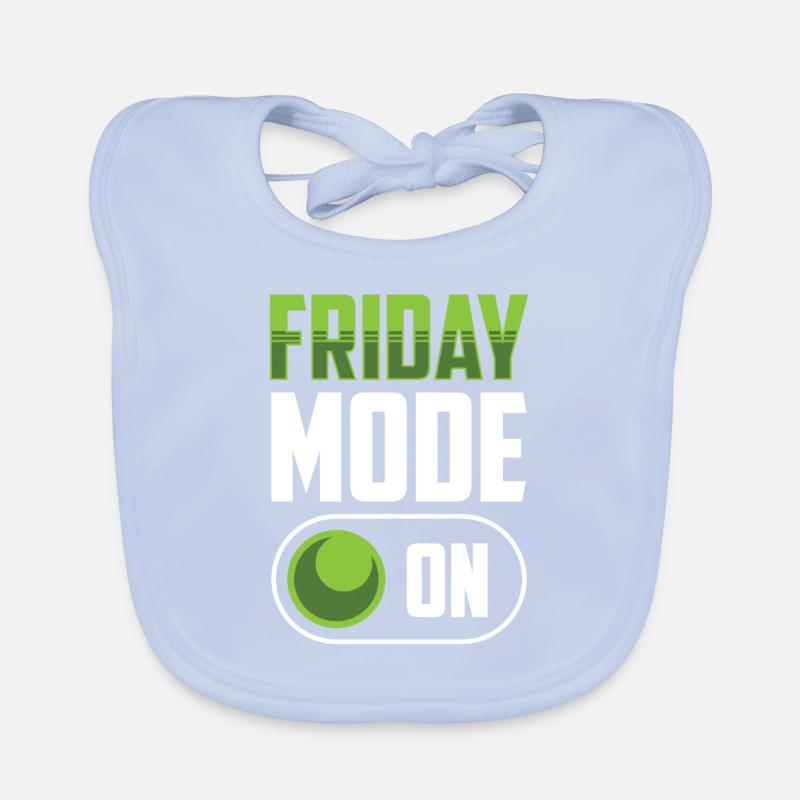 Freitagsmodus Ein Endlich Freitag Sarkastisch Baby Bio-Lätzchen
