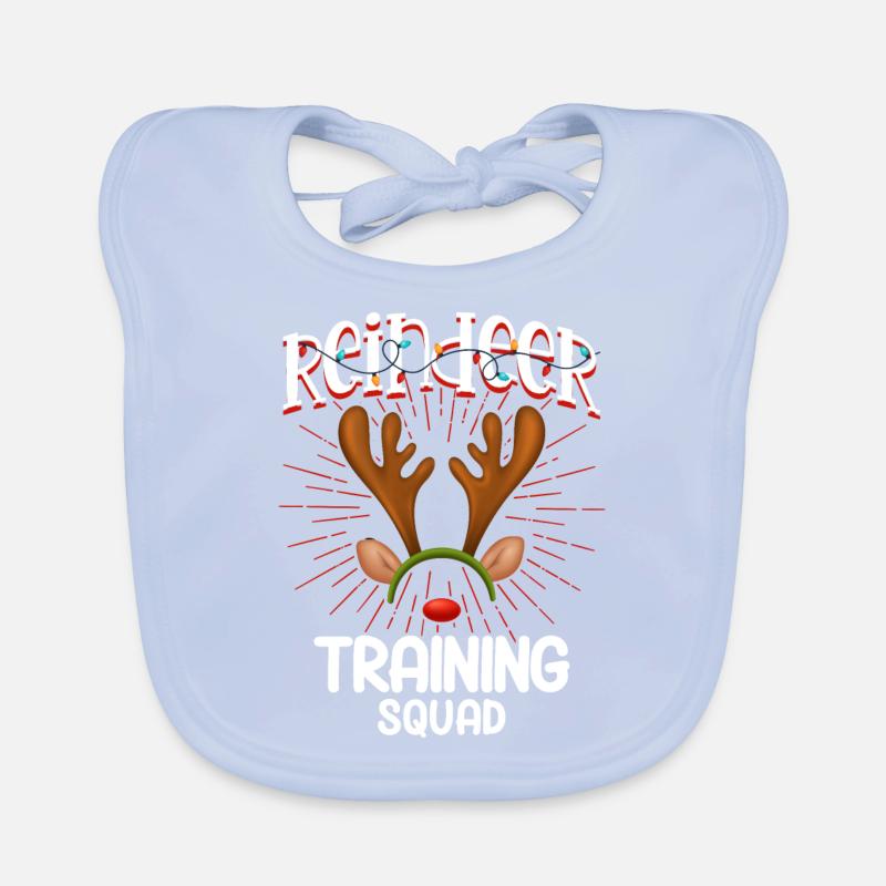 Reindeer Training Squad Baby Bio-Lätzchen