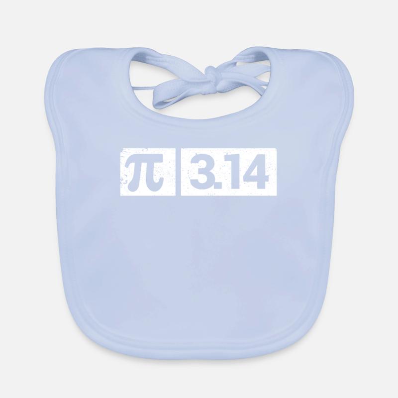 Pi Day Teacher Vintage 3.14 Pie Digits Happy Math Bavoir bio Bébé