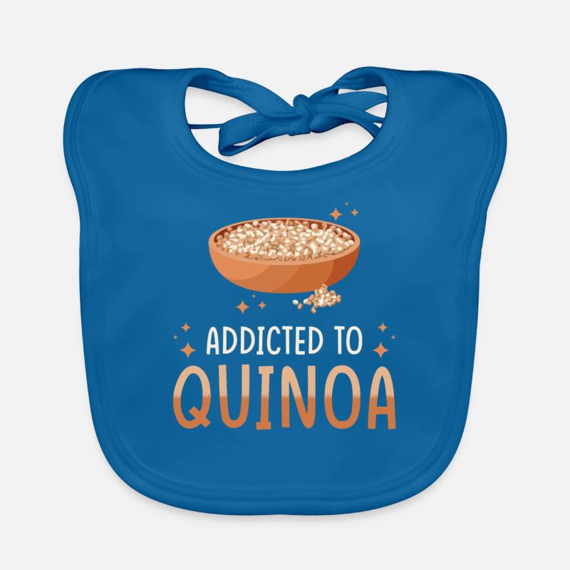 Quinoa Spruch Baby Bio-Lätzchen