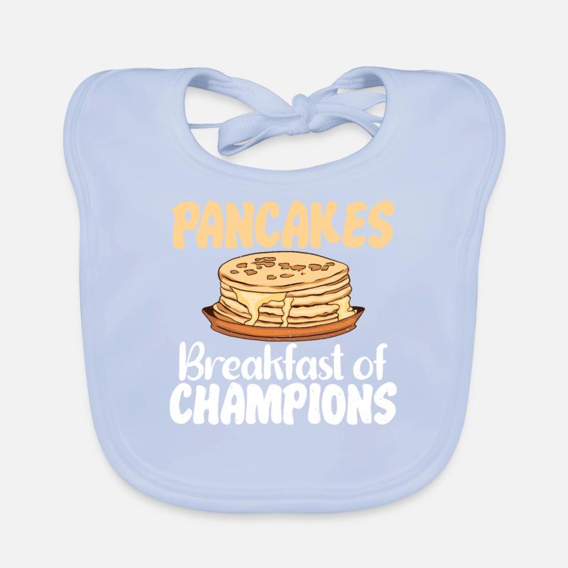 Pancake Lover Gift Organic Baby Bibs