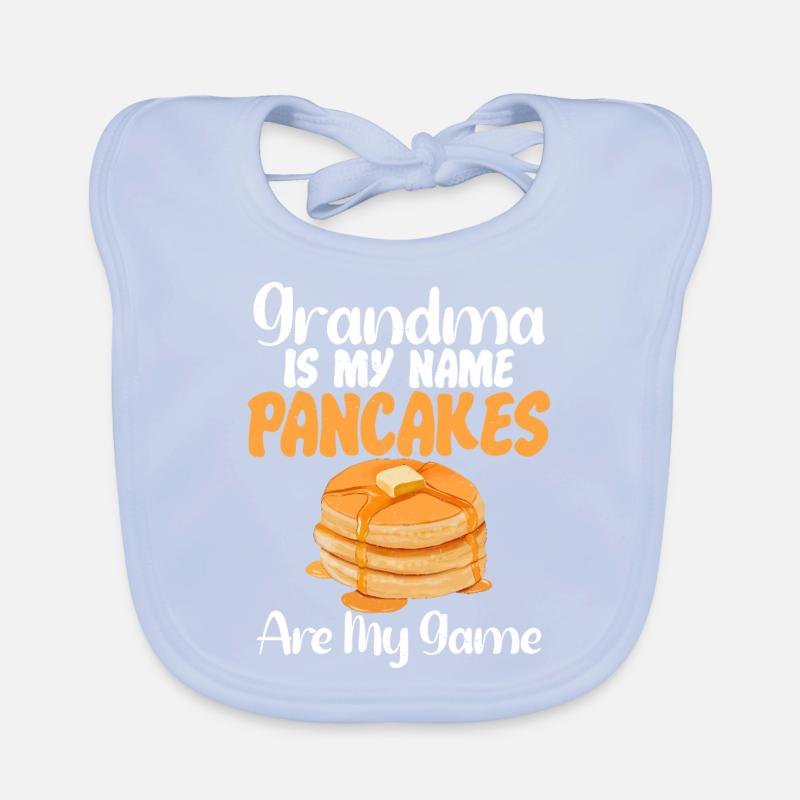 Pancake Lover Gift Organic Baby Bibs
