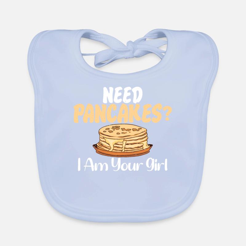 Pancake Lover Gift Organic Baby Bibs