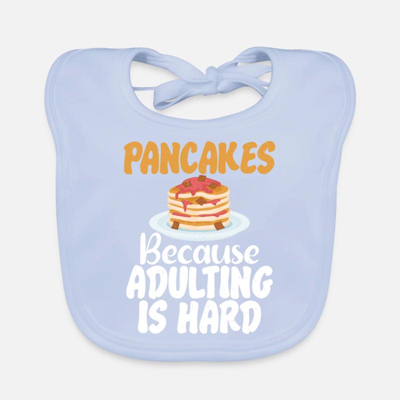 Pancake Lover Gift Organic Baby Bibs