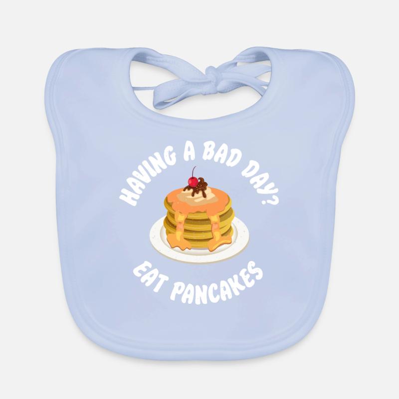 Pancake Lover Gift Organic Baby Bibs