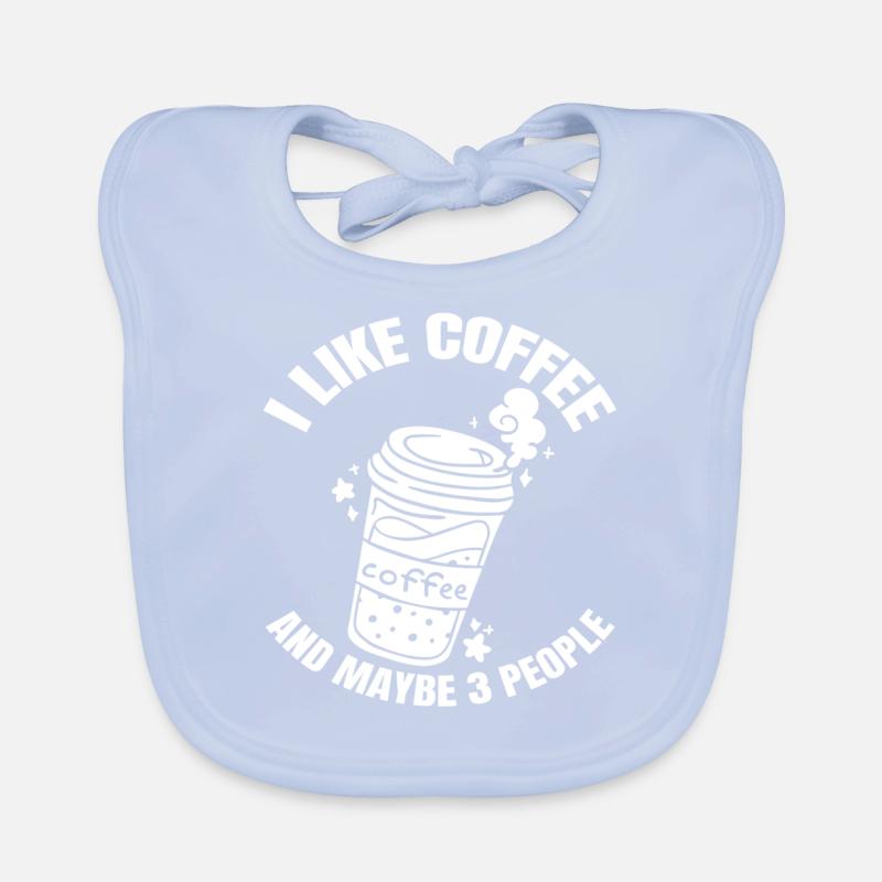 Coffee Cup Coffee Caffeine Gift Coffee Bean Bavoir bio Bébé