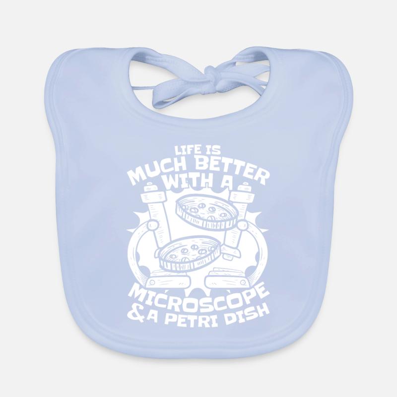 Biologiste Biologiste Microscope Biologiste moléculaire Bavoir bio Bébé