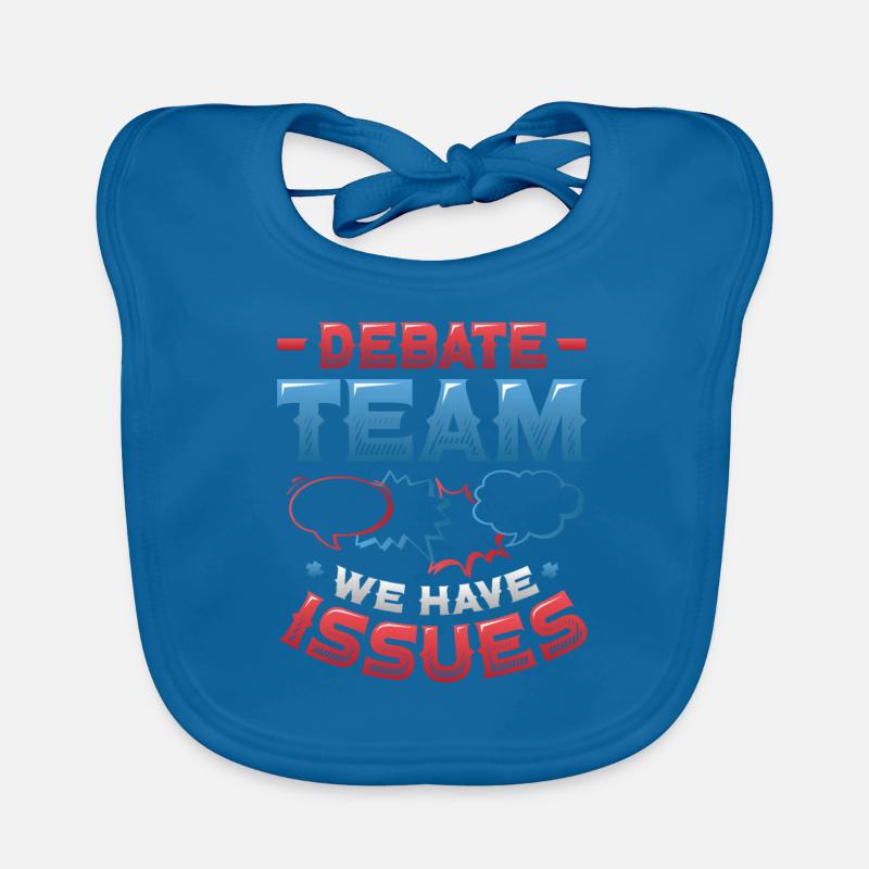 Debating team, we have problems Organic Baby Bibs