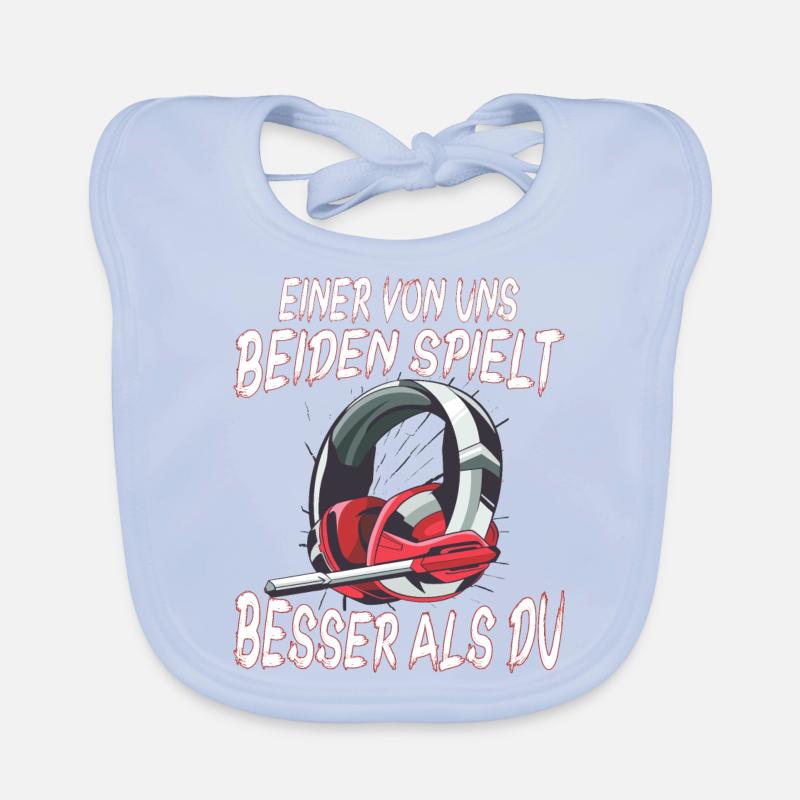 Der Controller Soll Mit Dir Sein. Videospiele Baby Bio-Lätzchen