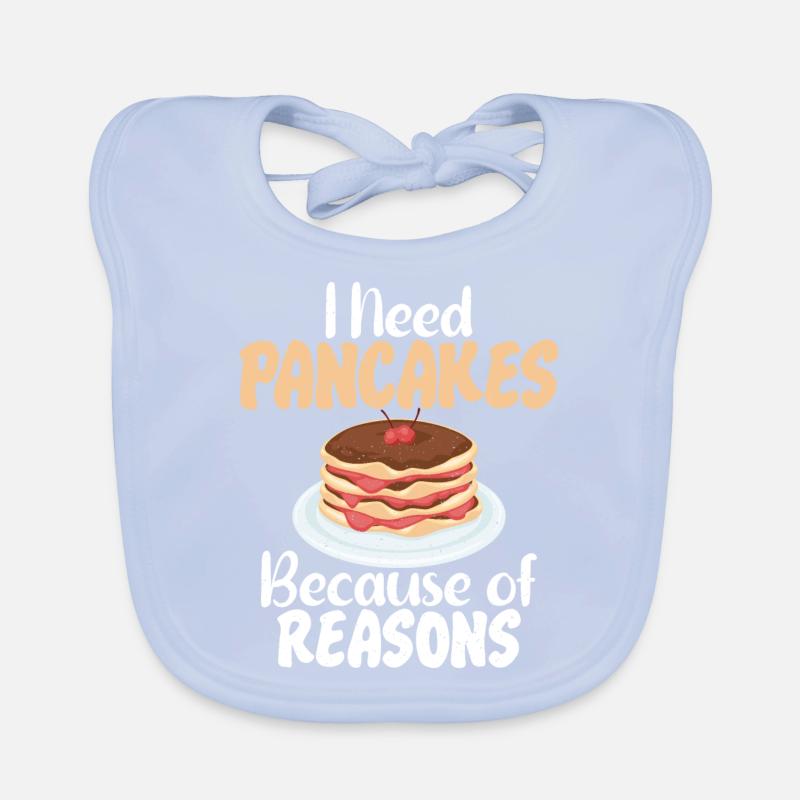 Pancake Lover Gift Organic Baby Bibs