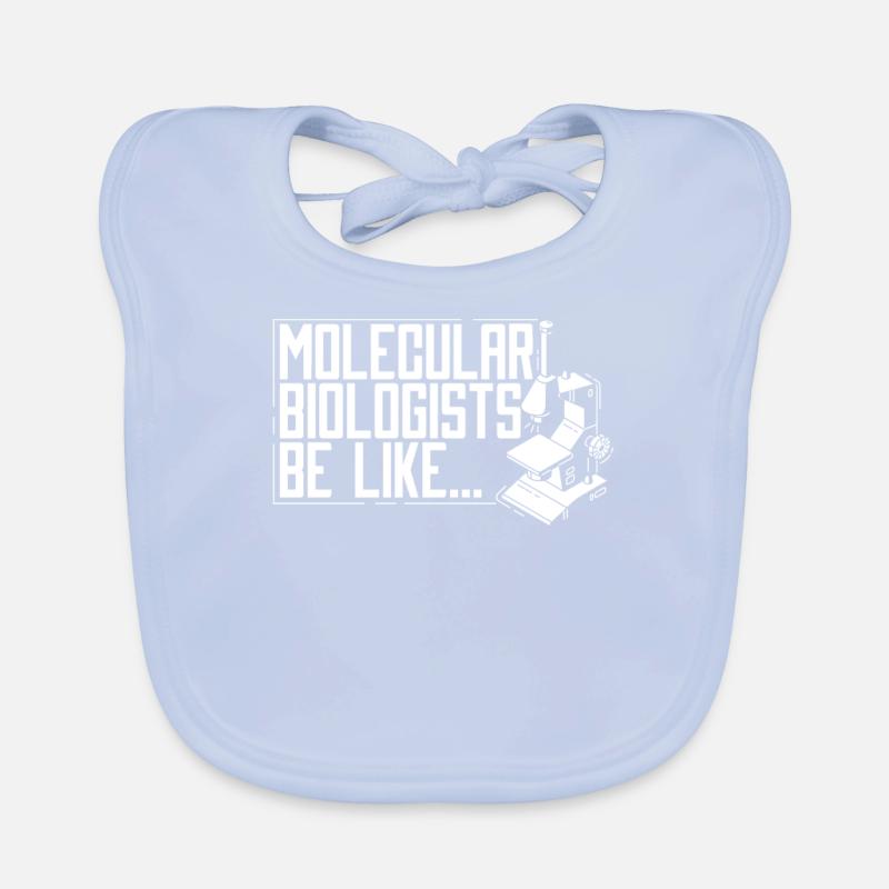 Biologiste Biologiste Microscope Biologiste moléculaire Bavoir bio Bébé