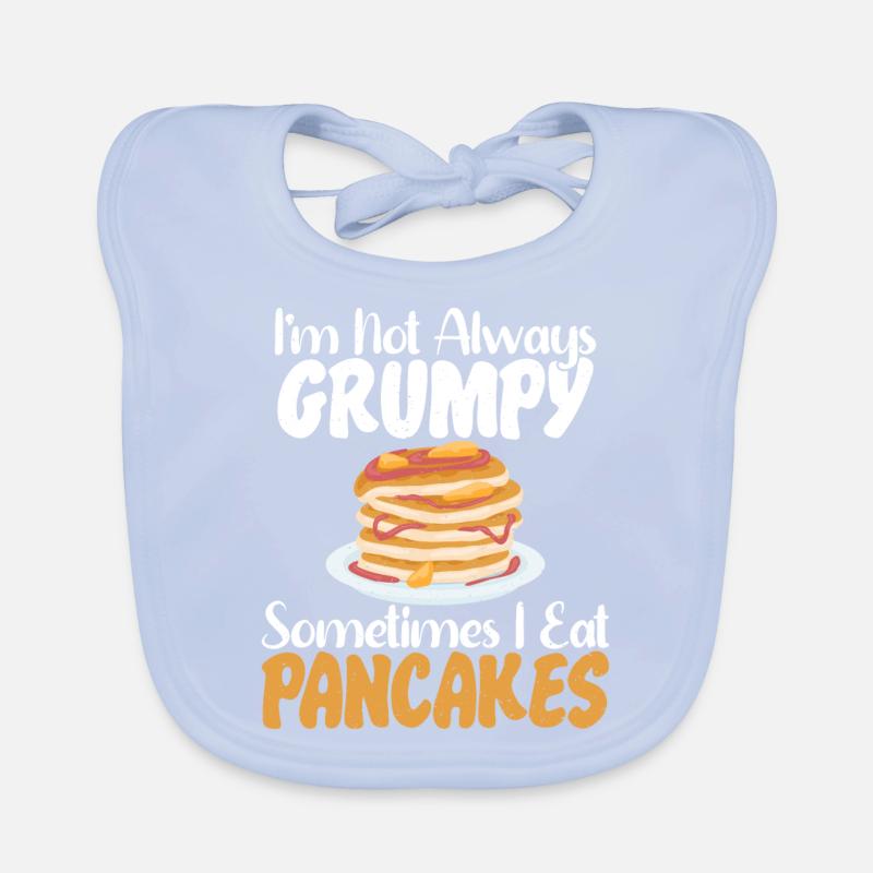 Pancake Lover Gift Organic Baby Bibs