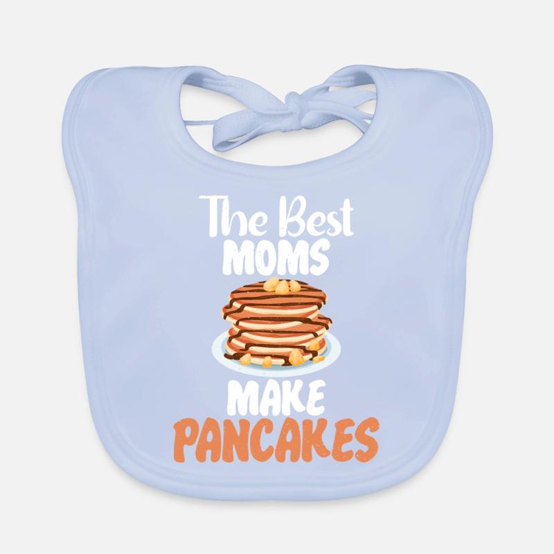 Pancake Lover Gift Organic Baby Bibs