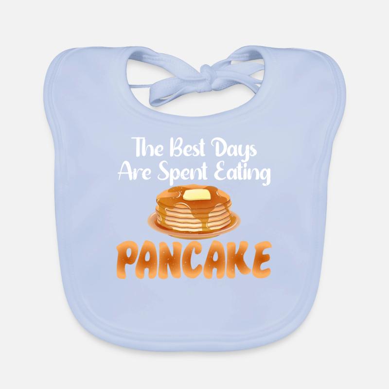 Pancake Lover Gift Organic Baby Bibs