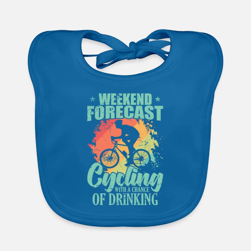 Prévisions de week-end Cyclisme avec possibilité de boire Bavoir bio Bébé